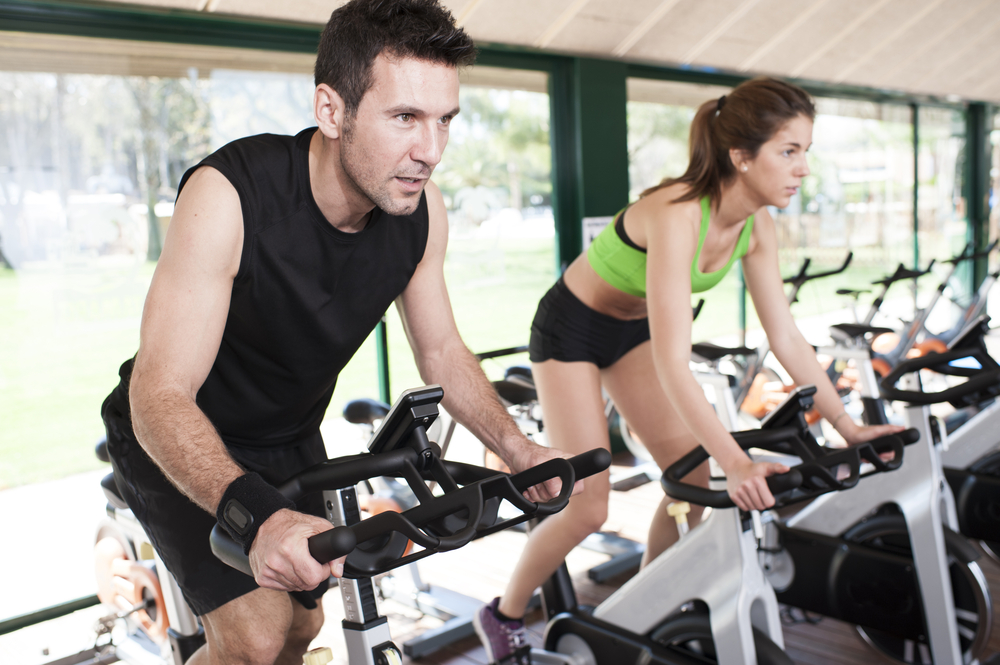 Spin class workout online routine