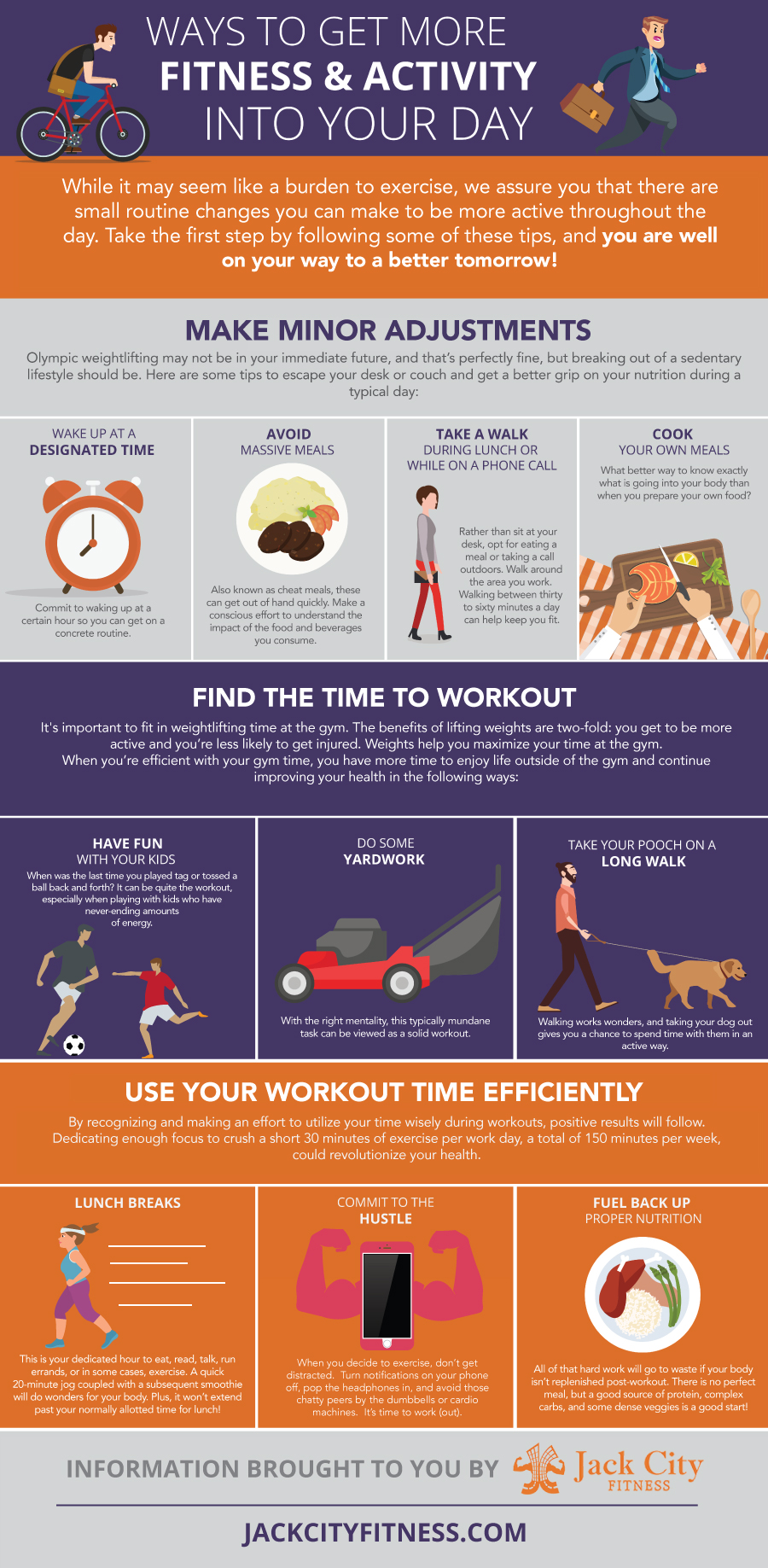 Ways to Get more Fitness and Activity into your Day
